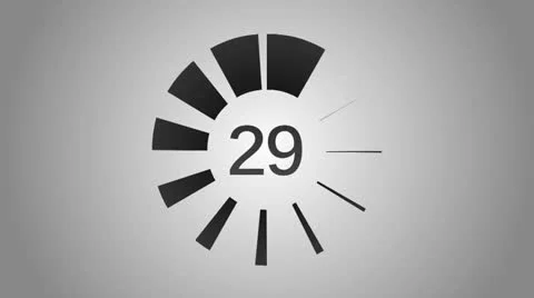 Countdown 30-0 Stock Footage 26029242