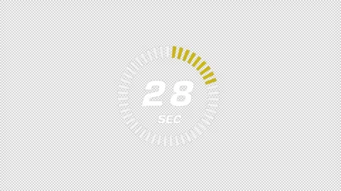 Countdown 35 second Stock Footage 340067170