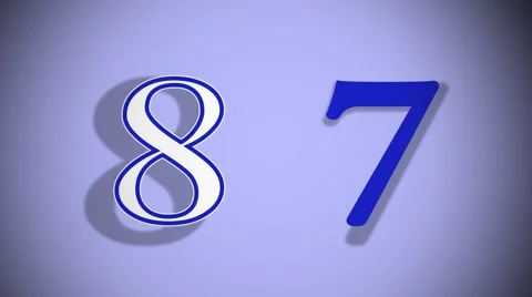 Countdown 4 Stock Footage 1073829