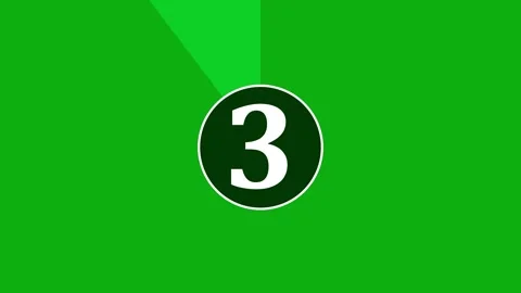 Countdown 5 to 0 Animation – Dynamic 4K Timer Motion. Stock Footage 312501304