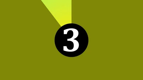 Countdown 5 to 0 Animation – Dynamic 4K Timer Motion. Stock Footage 312501308