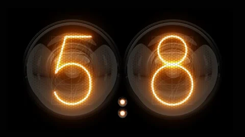 Countdown 60 seconds. Countdown 1 minute. 스톡 동영상 137468068