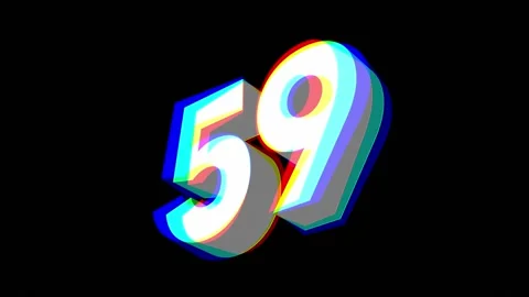 Countdown 60 Seconds V4 Video stock 179121699