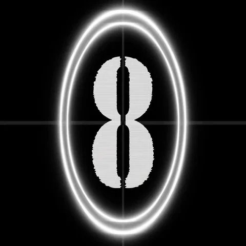 Countdown 9 to 0 Orange Stock-Footage 69597015