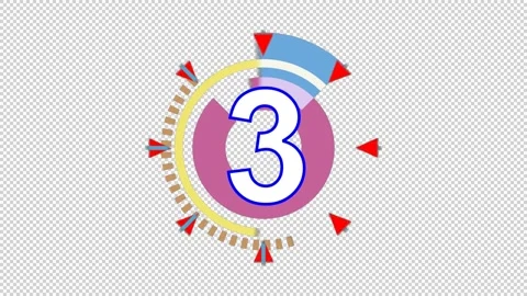 Countdown action go Video stock 217999271