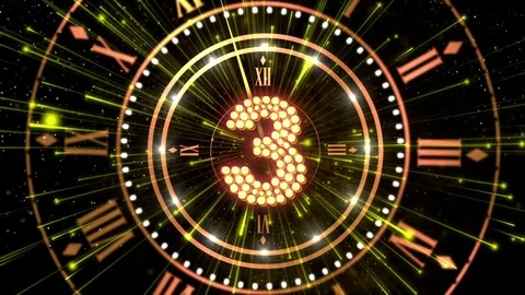 Countdown And 2019 New Year Text Animation, Background Stock Footage 99363851