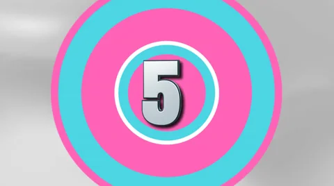 Countdown Animation Stockbeeldmateriaal 41536801