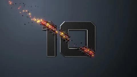 Countdown animation Stock-Footage 208067744