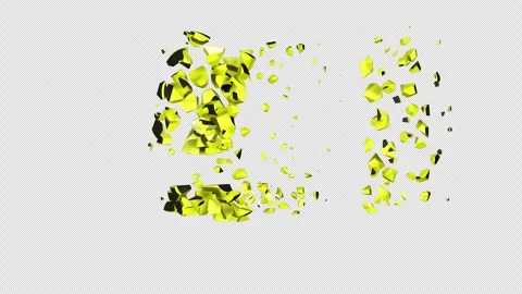 Countdown Animation from Ten to One on Alpha Channel, Loop 스톡 동영상 319827653