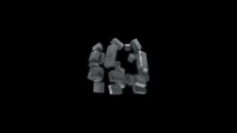 Countdown Assembly Silver Stock Footage 100533185