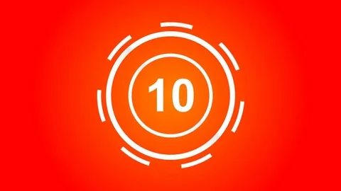 Countdown background footage Stockbeeldmateriaal 70876934