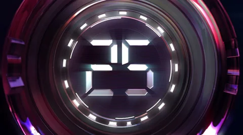 Countdown Ball Stock Footage 38435576