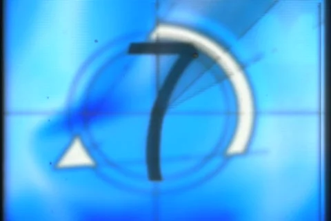 Countdown blu Stock Footage 716296