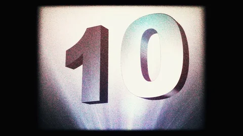 Countdown - Broadcast 動画素材 88120811