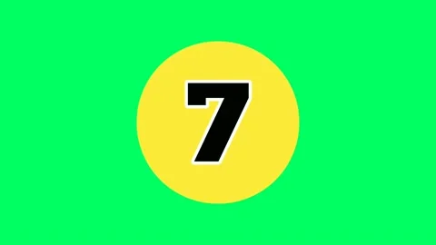 Countdown cartoon animation number Ten 1... | Stock Video | Pond5