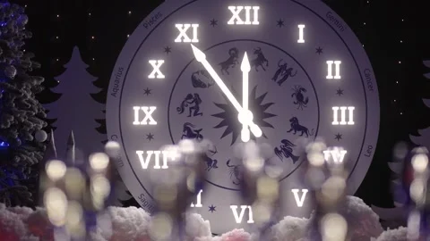 Countdown to the Celebration Stock Footage 318420801