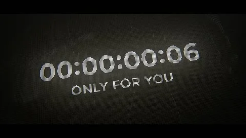 Countdown Clock Stock After Effects