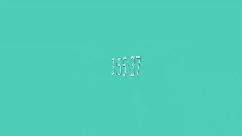 Countdown clock counting down from ten seconds to zero. Video stock 73035273
