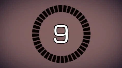 Countdown Clock Stock Footage 43081442