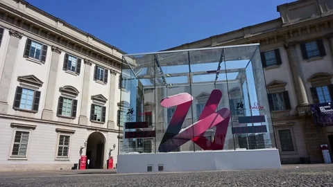 Countdown clock of the Olympic Winter Games Milano Cortina 2026. Video stock 311585994