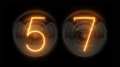 Countdown. Countdown 60 seconds. Countdown 1 minute. Stock Footage 137468033