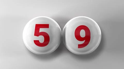 Countdown. Countdown 60 seconds. Countdown minute Stock Footage 154020388