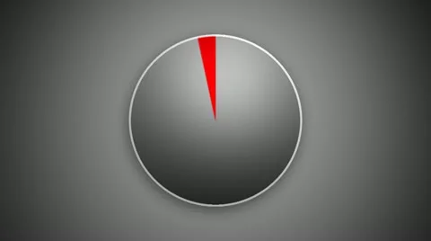 Countdown Dial from 30 to 0 seconds Stock Footage 22415962