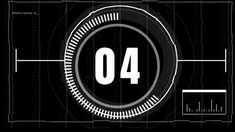 Countdown, Digital Count down Background, Timer background Stock Footage 283362398
