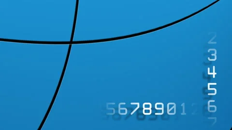 Countdown digital numbers on a moving background Stock Footage 57175978