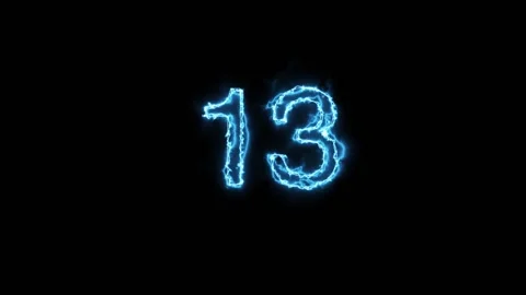 Countdown Electric Video stock 134397324