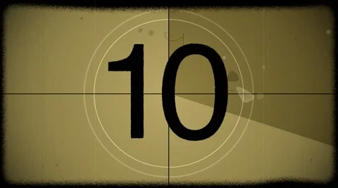 Countdown Film Video stock 45729192