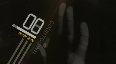 Countdown Finger Symbols Video stock 10744463