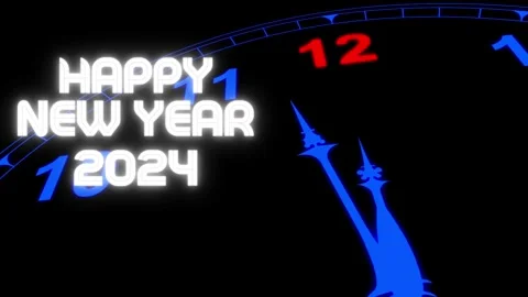Countdown to fireworks display Colorful display in 2024 Stock Footage 255627657