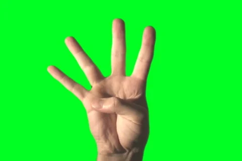 Countdown from five V3 - NTSC Stock Footage 663786