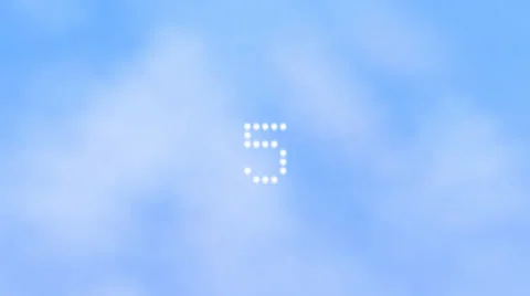 Countdown - Flight in Clouds Stock Footage 27821564