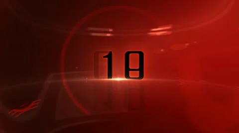 Countdown Video stock 10714223