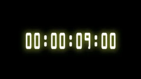 Countdown Stock Footage 10792057