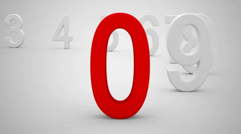 Countdown Stock Footage 39544750