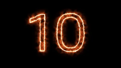 COUNTDOWN Stock Footage 101281164