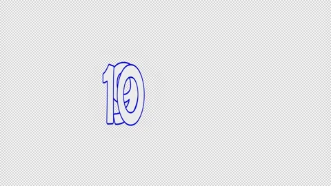 Countdown Video stock 209593816