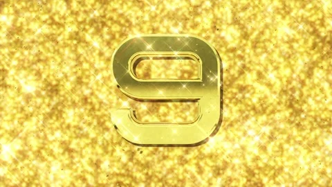Countdown / Golden Exploding Video stock 106555981