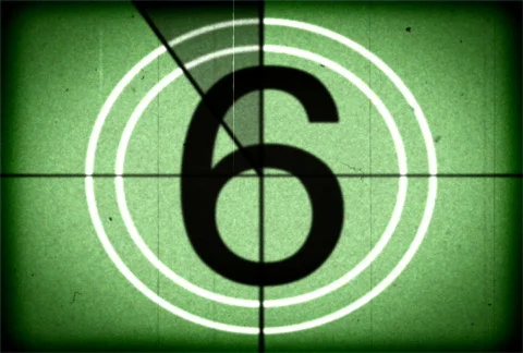 Countdown Green Video stock 398870