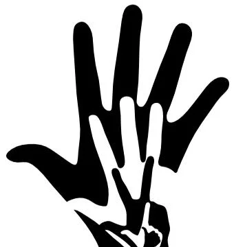 The countdown hands Stock Illustration