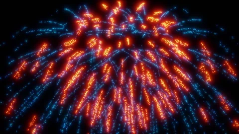 Countdown Happy new year 2024 hand hold 2024 fireworks Stock Footage 289599448