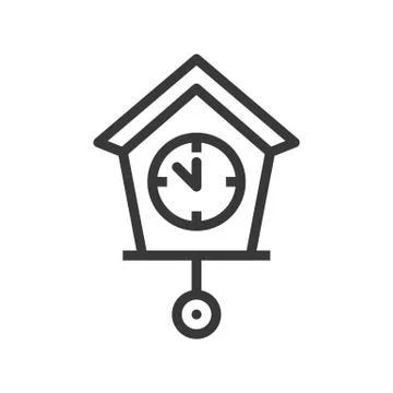 Countdown icon, Merry Christmas icon set, outline design editable stroke Stock Illustration
