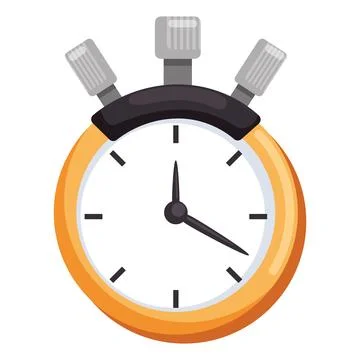 Countdown icon symbolizing deadline and accuracy Stock Illustration