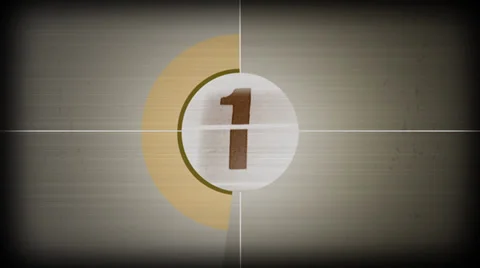 Countdown intro Stock Footage 37997101