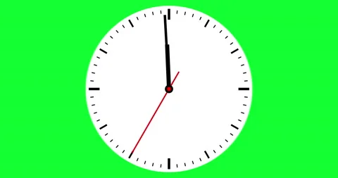 Countdown of the last 30 seconds to 12 o’clock Stock Footage 164415964