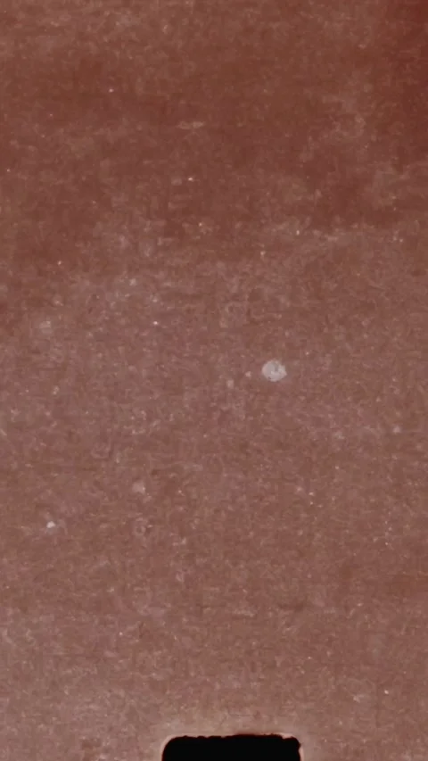 Countdown leader from zero to six, with a vintage look Stock Footage 312993217