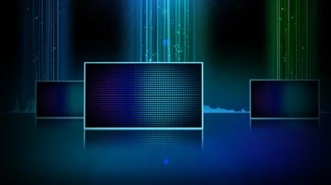 Countdown on LED Screen Stock Footage 5700972